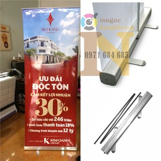Standee Cuốn Nhôm Thường 80x200