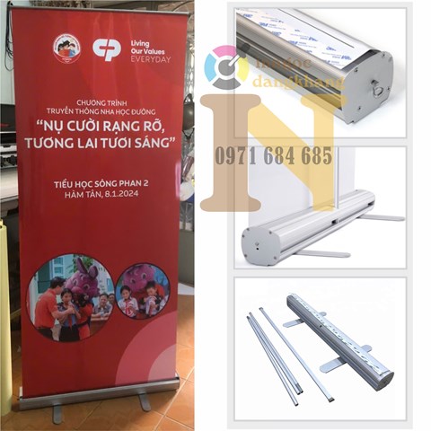 Standee Cuốn Nhôm Tốt 80x200