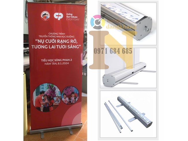 Standee Cuốn Nhôm Tốt 80x200