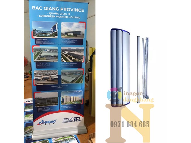 Standee Hào Hoa Nhựa 1 Mặt 80x200