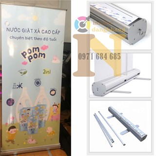 Standee Cuốn Nhôm Tốt 60x160